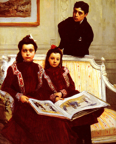 Siblings, 1900 (Francois Fleming)  